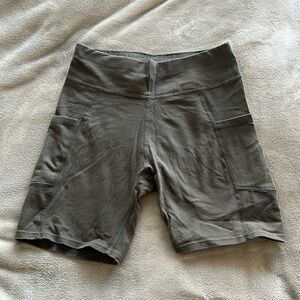 PACT Olive Biker Shorts